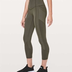Lululemon All The Right Places Crop II *23"
Dark Olive
